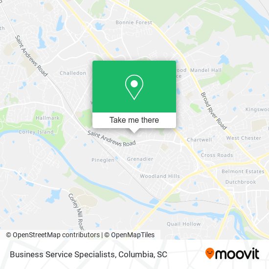Mapa de Business Service Specialists