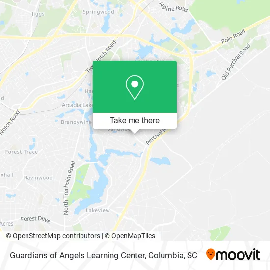 Guardians of Angels Learning Center map