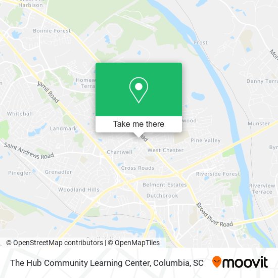 The Hub Community Learning Center map