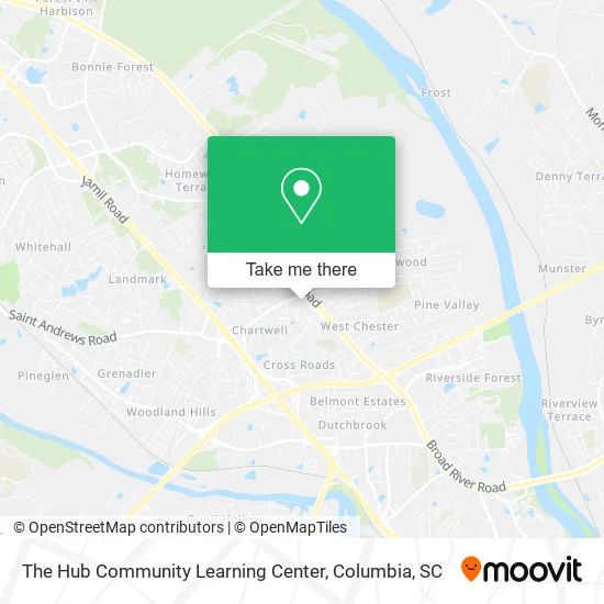 The Hub Community Learning Center map