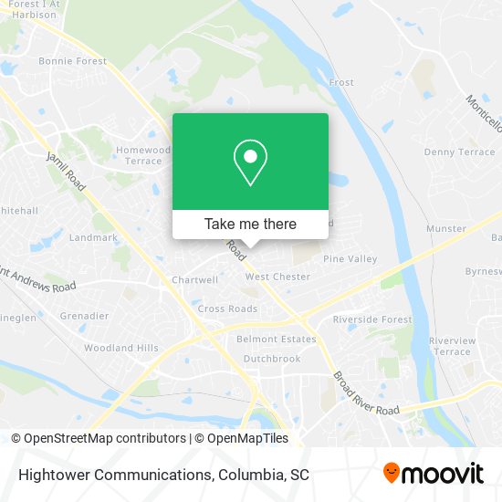 Mapa de Hightower Communications