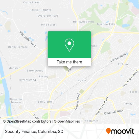 Security Finance map