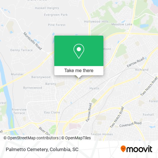 Palmetto Cemetery map