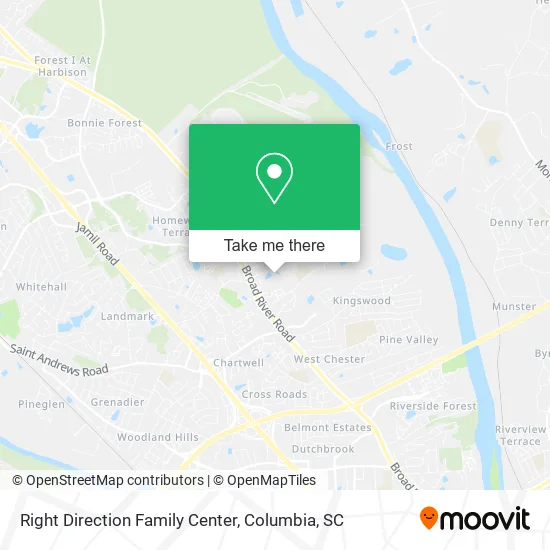 Right Direction Family Center map