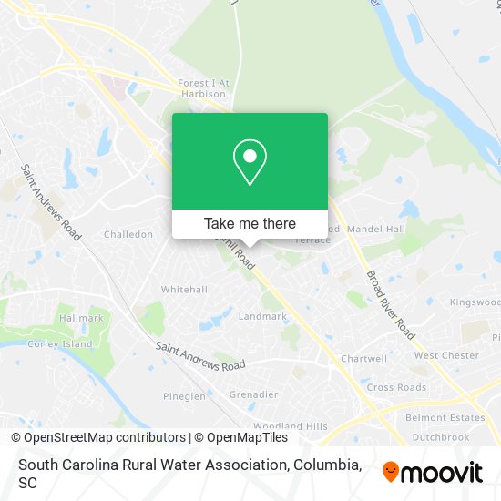 South Carolina Rural Water Association map
