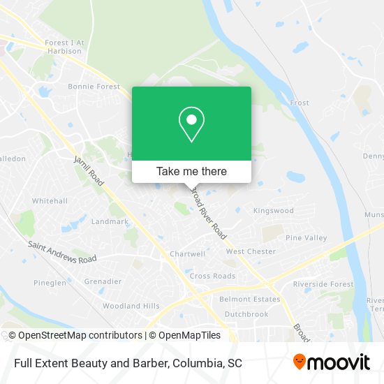 Mapa de Full Extent Beauty and Barber