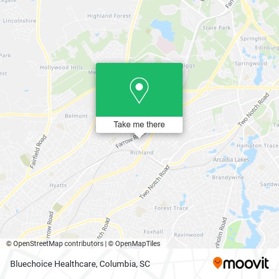 Bluechoice Healthcare map