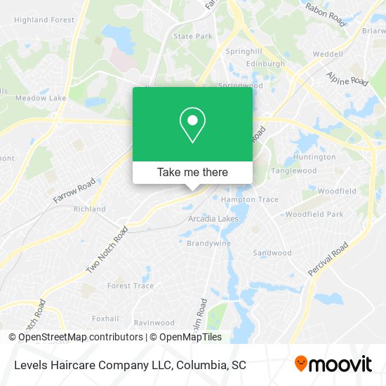 Mapa de Levels Haircare Company LLC