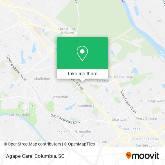 Agape Care map