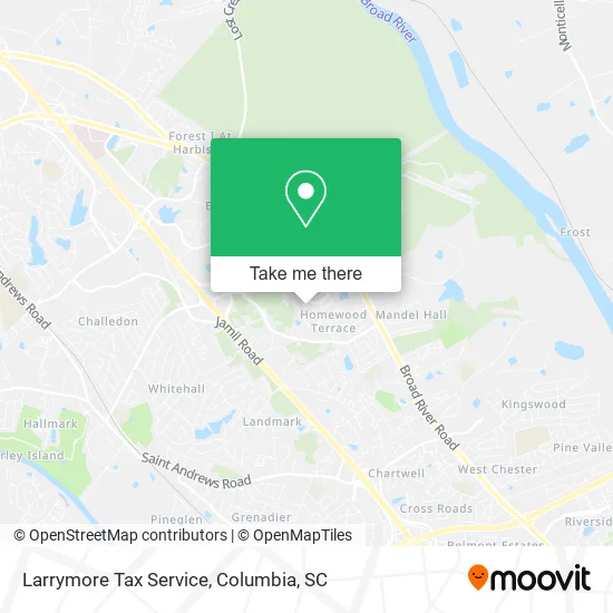 Larrymore Tax Service map