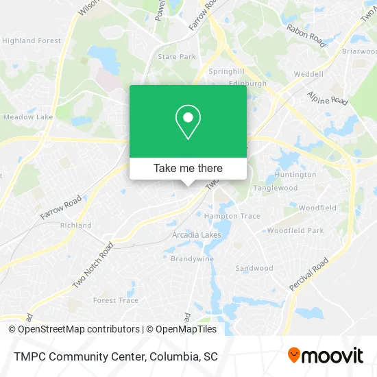 TMPC Community Center map