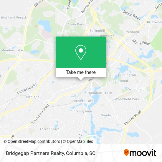 Bridgegap Partners Realty map