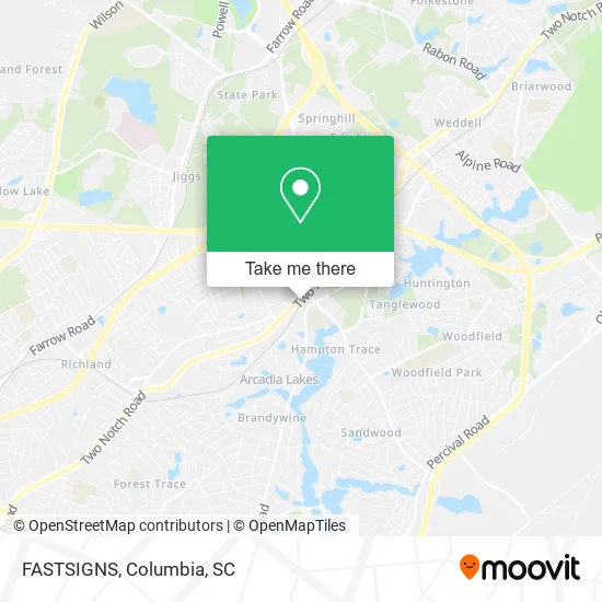 FASTSIGNS map