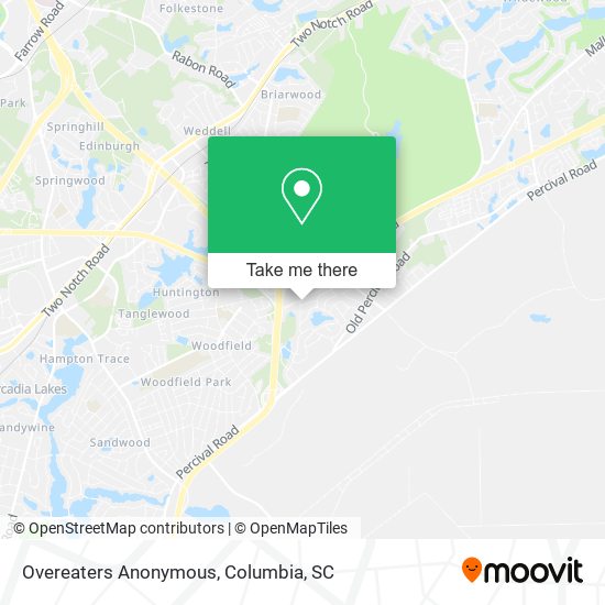 Overeaters Anonymous map