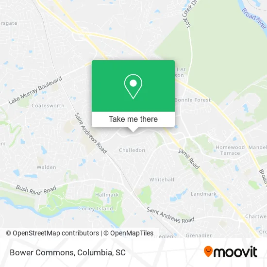 Bower Commons map