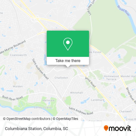 Mapa de Columbiana Station