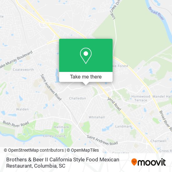Brothers & Beer II California Style Food Mexican Restaurant map