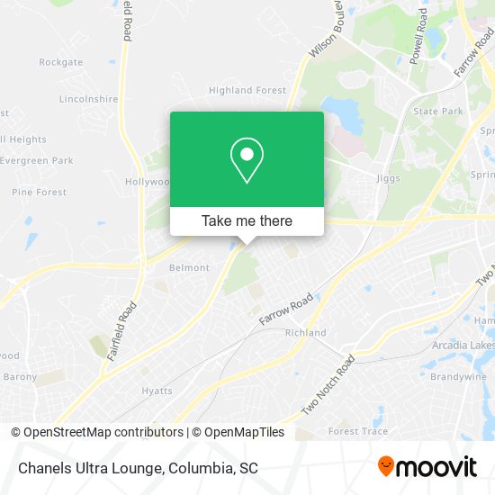 Chanels Ultra Lounge map