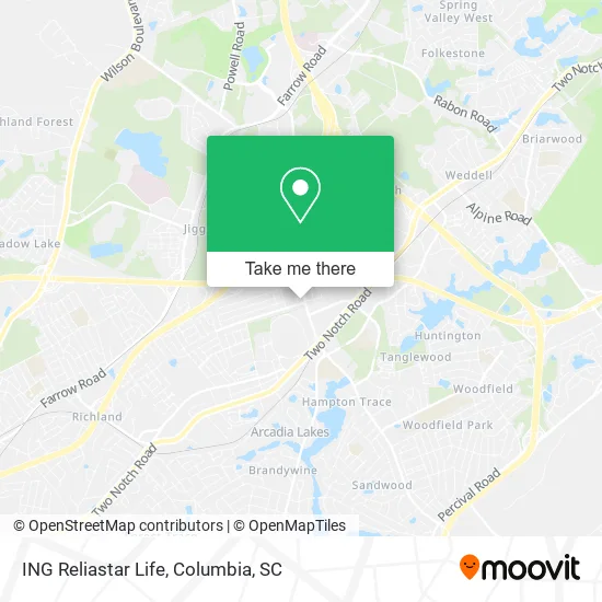 ING Reliastar Life map
