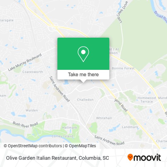 Olive Garden Italian Restaurant map