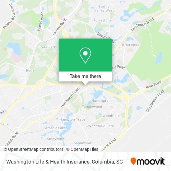 Washington Life & Health Insurance map