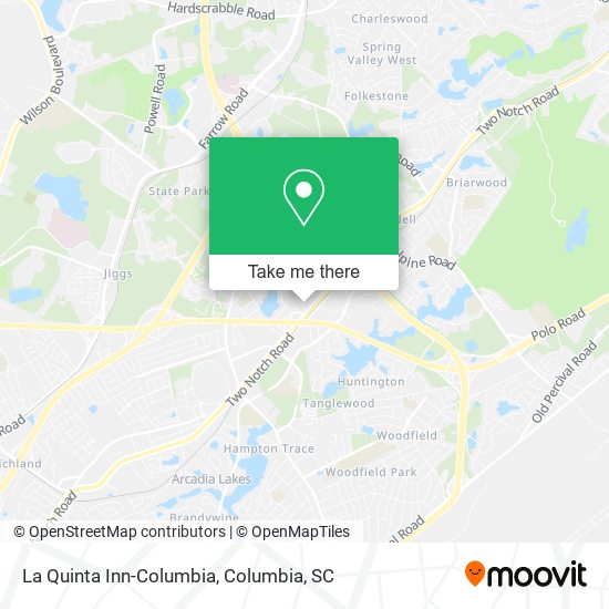 Mapa de La Quinta Inn-Columbia