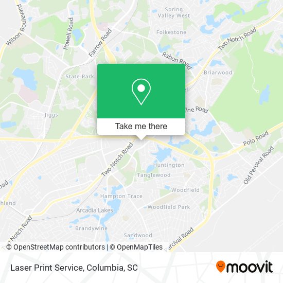 Laser Print Service map