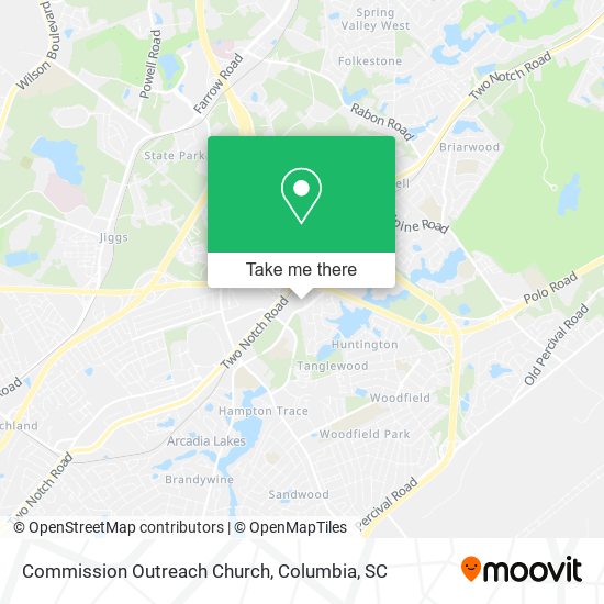 Commission Outreach Church map