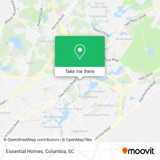 Essential Homes map