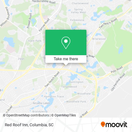 Red Roof Inn map