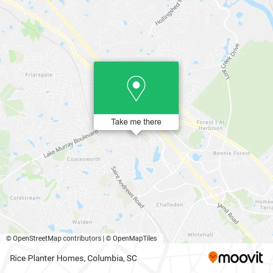 Rice Planter Homes map