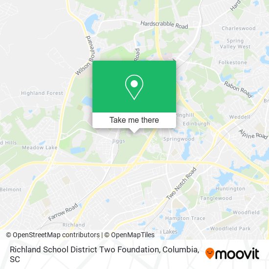 Richland School District Two Foundation map