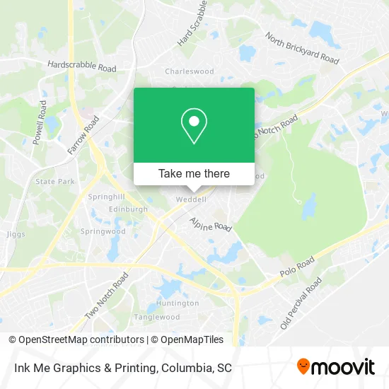 Ink Me Graphics & Printing map