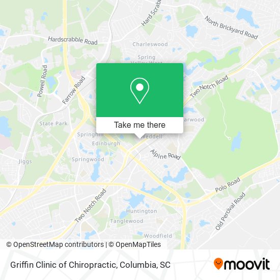 Griffin Clinic of Chiropractic map