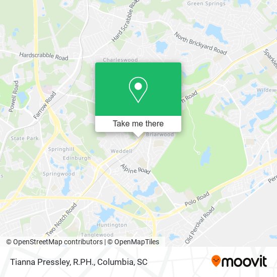 Tianna Pressley, R.PH. map