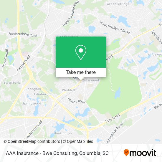 AAA Insurance - Bwe Consulting map
