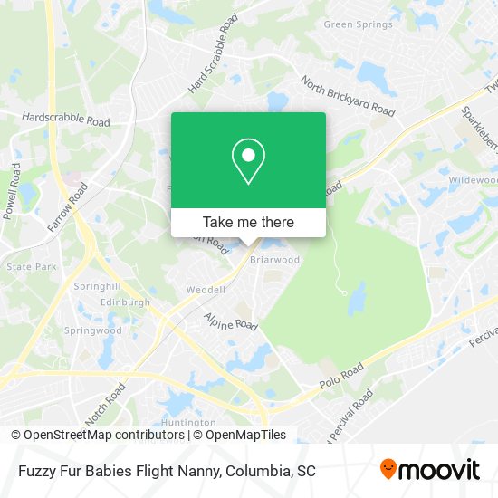 Mapa de Fuzzy Fur Babies Flight Nanny