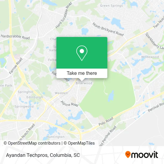 Ayandan Techpros map