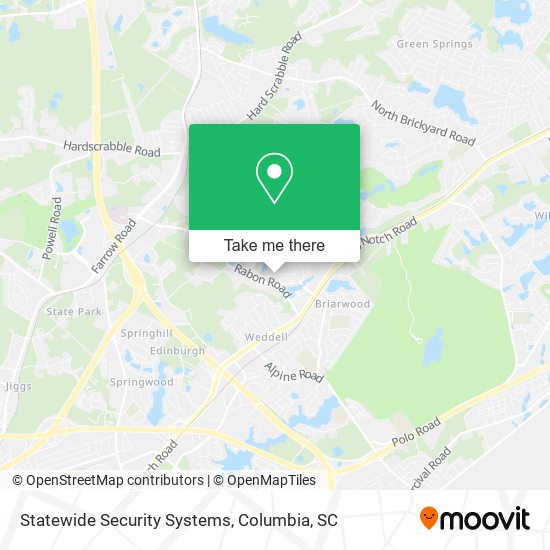 Statewide Security Systems map
