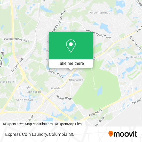 Express Coin Laundry map