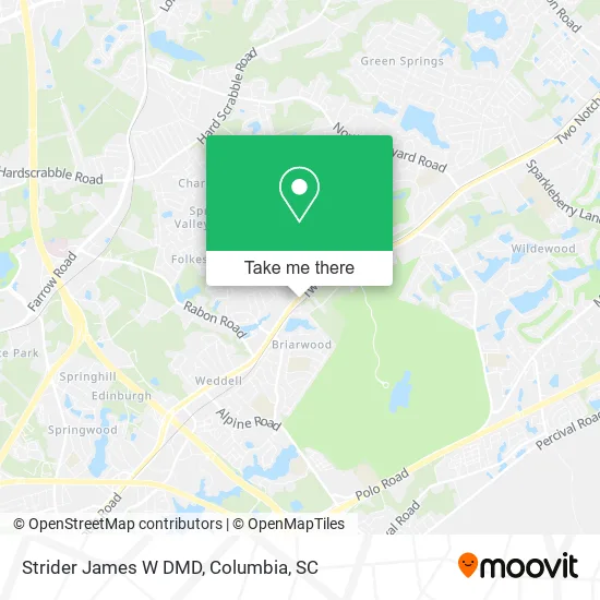 Strider James W DMD map