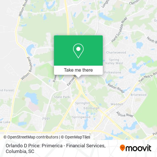 Mapa de Orlando D Price: Primerica - Financial Services