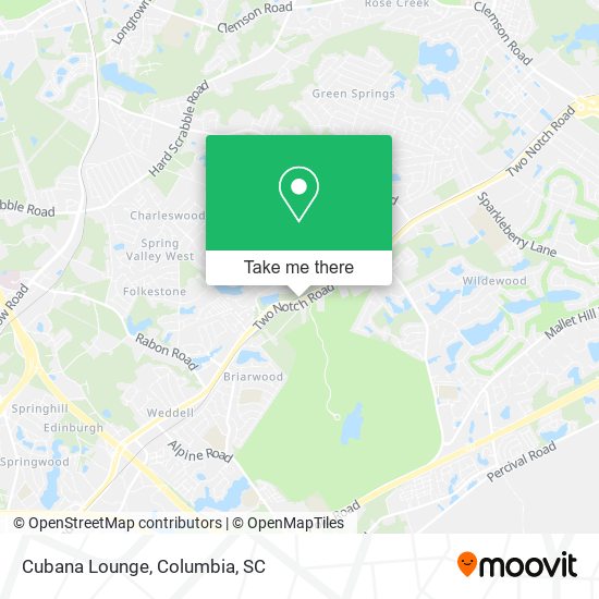 Cubana Lounge map