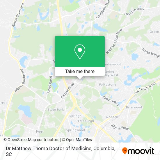 Mapa de Dr Matthew Thoma Doctor of Medicine