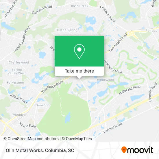 Olin Metal Works map
