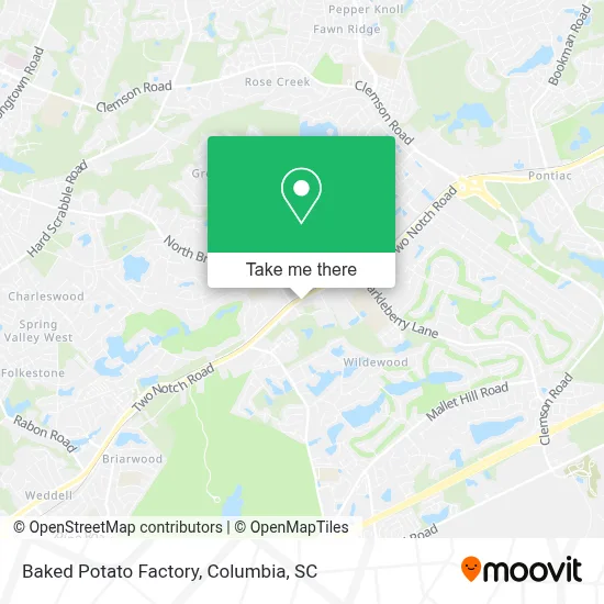 Baked Potato Factory map