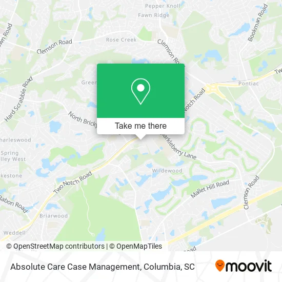 Absolute Care Case Management map