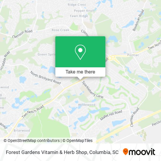 Forest Gardens Vitamin & Herb Shop map