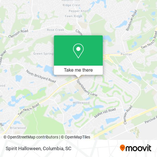 Spirit Halloween map