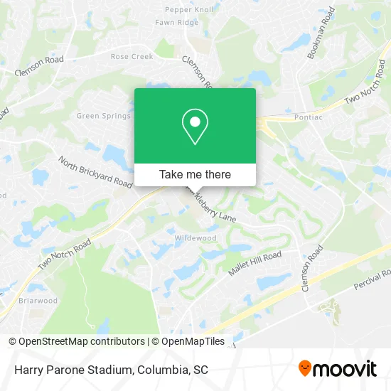 Harry Parone Stadium map